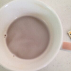 ココアコーヒーシナモン豆乳ドリンク